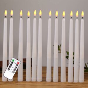 Pack of 12 Electric Candlesticks For Windows Flickering Light