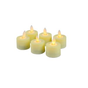 Battery Operated Moving Flame Candles Pack of 12