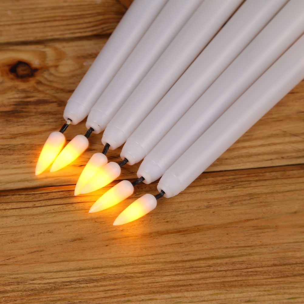 Pack of 12 Electric Candlesticks For Windows Flickering Light - Image 4